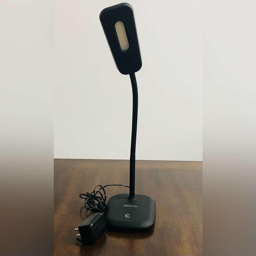 Sunbeam Led Desk Lamp port adjustable flexible gooseneck on/off touch switch